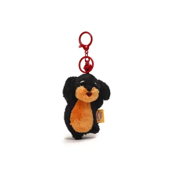 Jinnew Plush Keychains Unisex Black