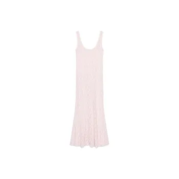 ZARA Sleeveless Dresses Women's Light Pink Red