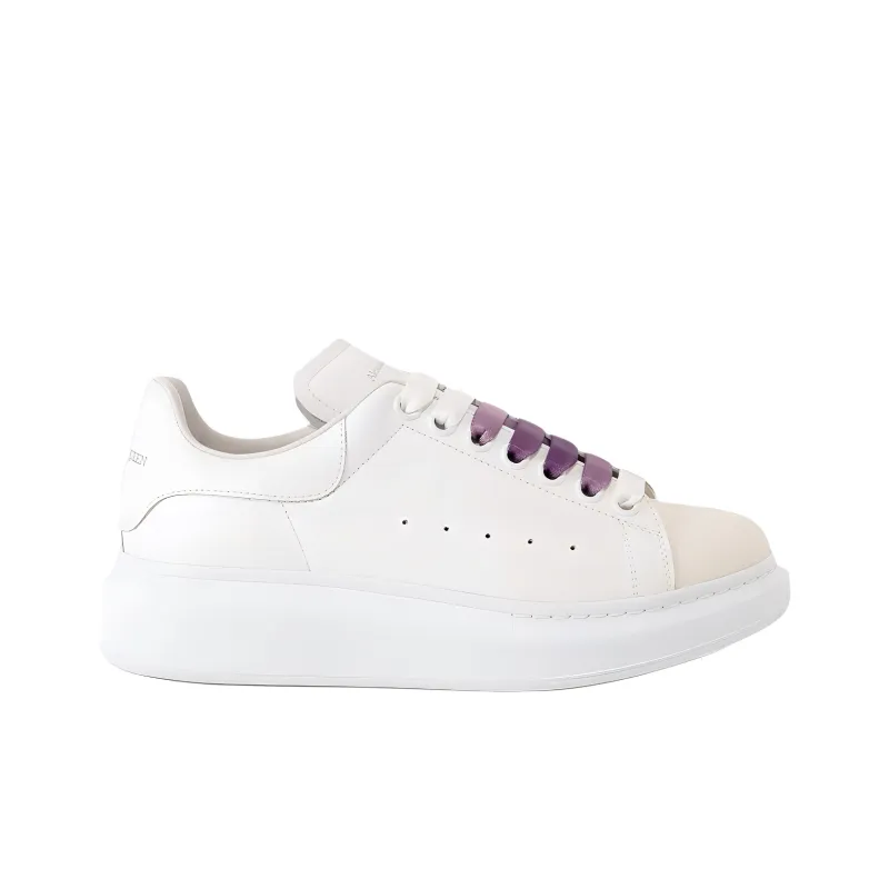 Alexander McQueen Oversized Sneakers 'White Purple' Women's-1