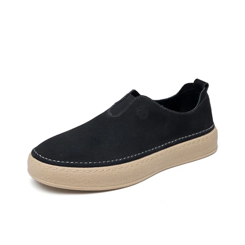 HARSON Coverage Quick Dry Balance Lightweight Height Increasing Low Top Casual Shoes Men's Black-1