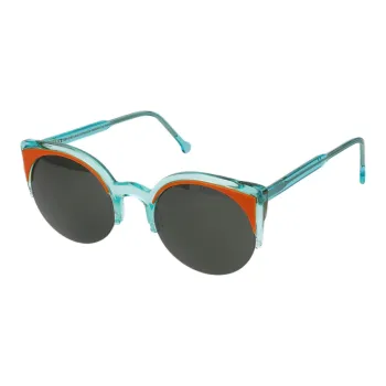 Retrosuperfuture Acetate Round Sunglasses Unisex Blue