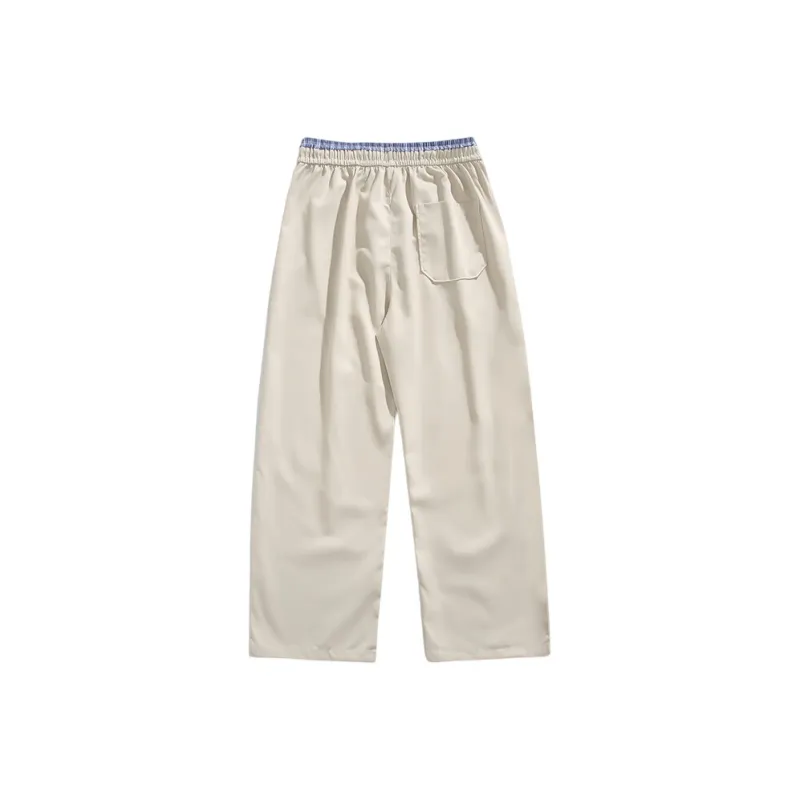 DJ.SPIRIT Casual Pants Unisex Apricot Gray-1