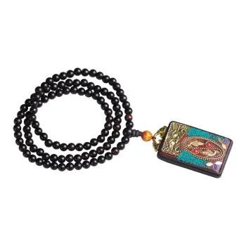 FANGYUANXIAOFU Ebony Wooden Pendant Unisex