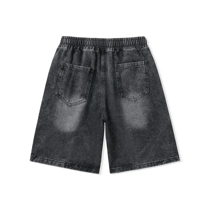 MIIOW Trendy Party Collection Cooling Summer Collection Denim Shorts Unisex-8