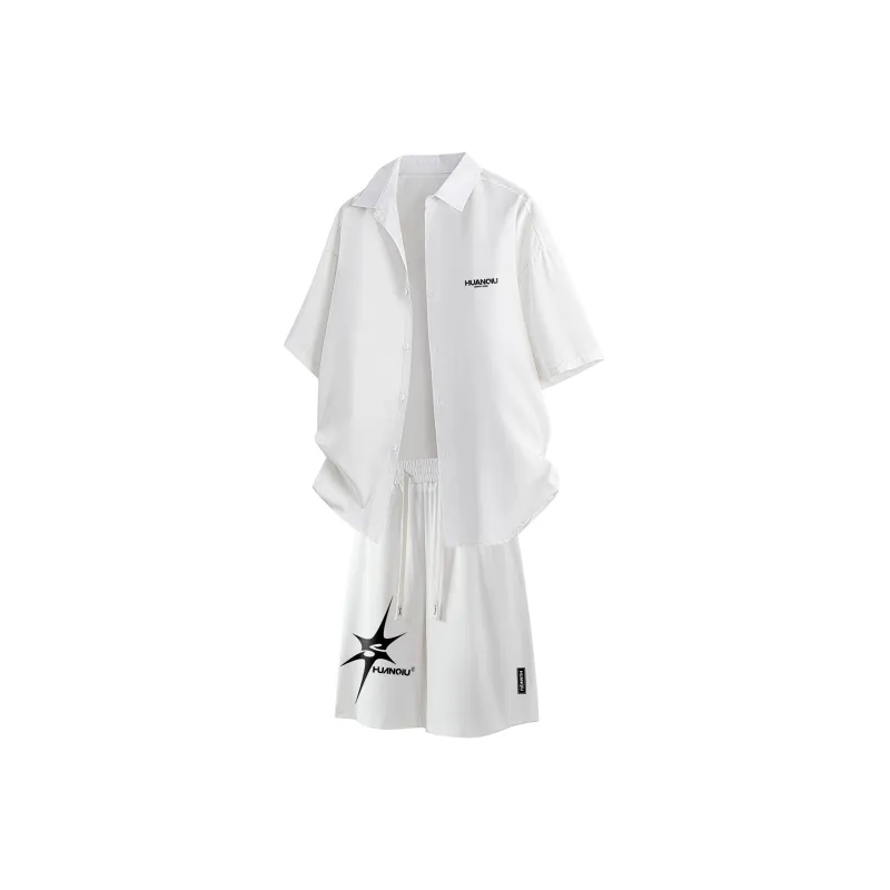 HUANQIU Shirt Matching Set Unisex-25
