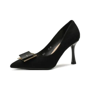 GOSO Slim Heel High Heels Women's Black