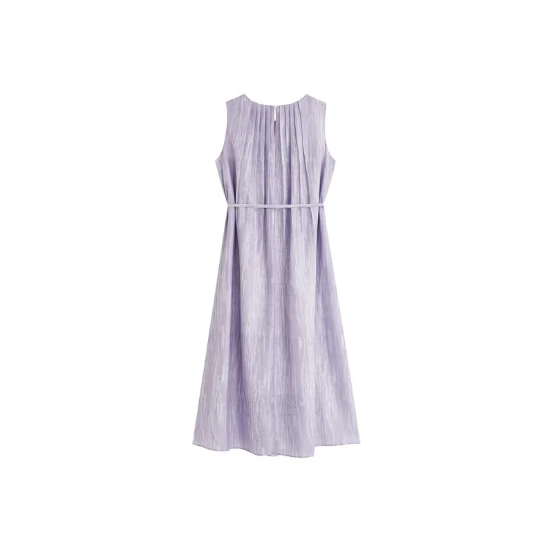 Inman Sleeveless Dresses Women's Purple-1