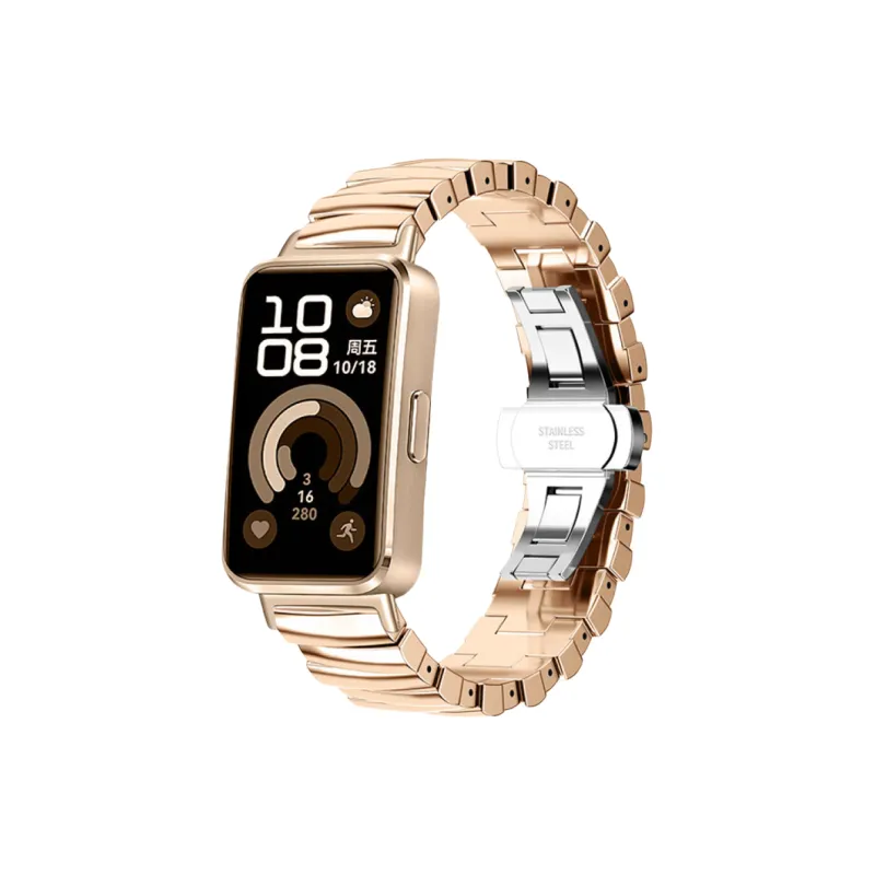 FZRT Huawei Honor Compatibility Watch Band 167mm Stainless Steel, Zinc Alloy Material-7