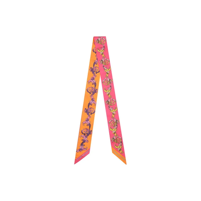 VERSACE JEANS COUTURE Barocco print Silk Scarf-0