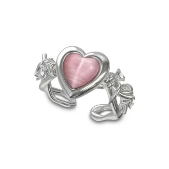 LuluCanaan Glass Cat Eye Rings Women's