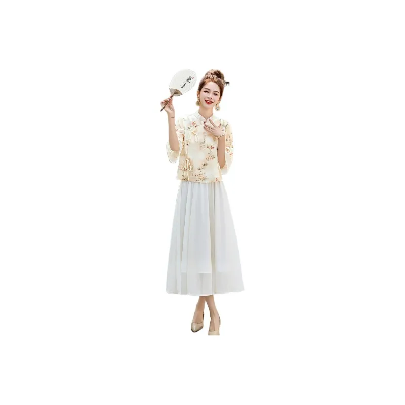Fele.d Two Piece Skirt Sets Women's-1