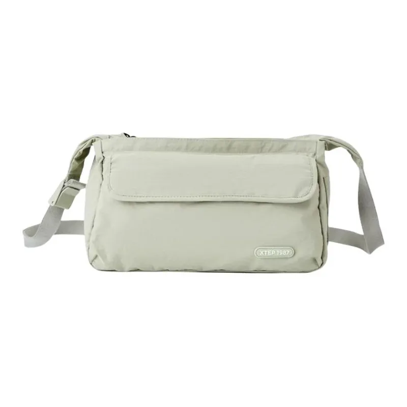 XTEP Textile Fabric Shoulder Bag, Crossbody Bag Unisex Light Green-0