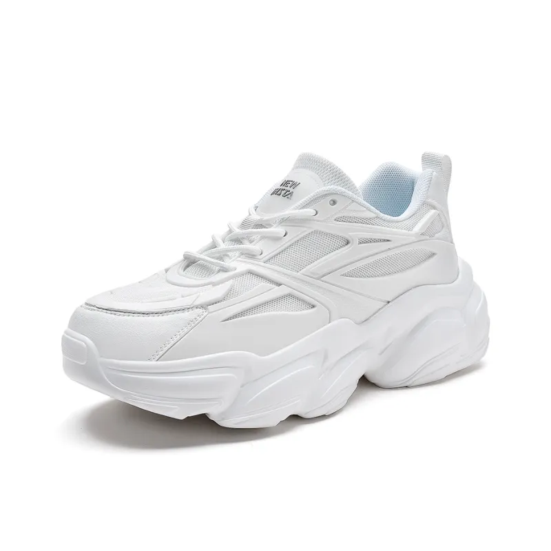 DEVIL AND ANGEL Height Increasing Abrasion Resistant Slip Resistant Low Top Chunky Sneakers Unisex-1