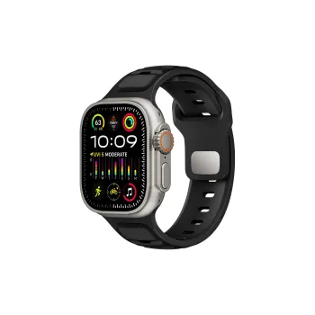 KVZUVUU Apple Compatibility Watch Band Silicone Material