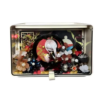 [Set Scenery & Resculpt] POP MART Skullpanda Duyu Guan Zhong Jing Collection, Beyond The Bone Hang Tag Box 15cm