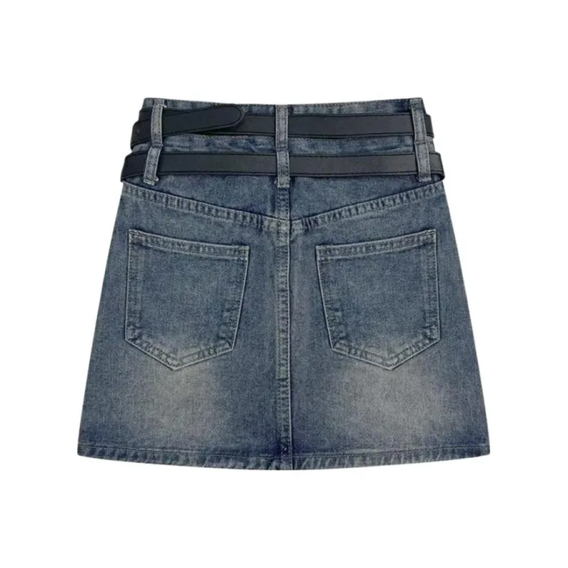Dior Beauty Denim Short Skirts Women's-2