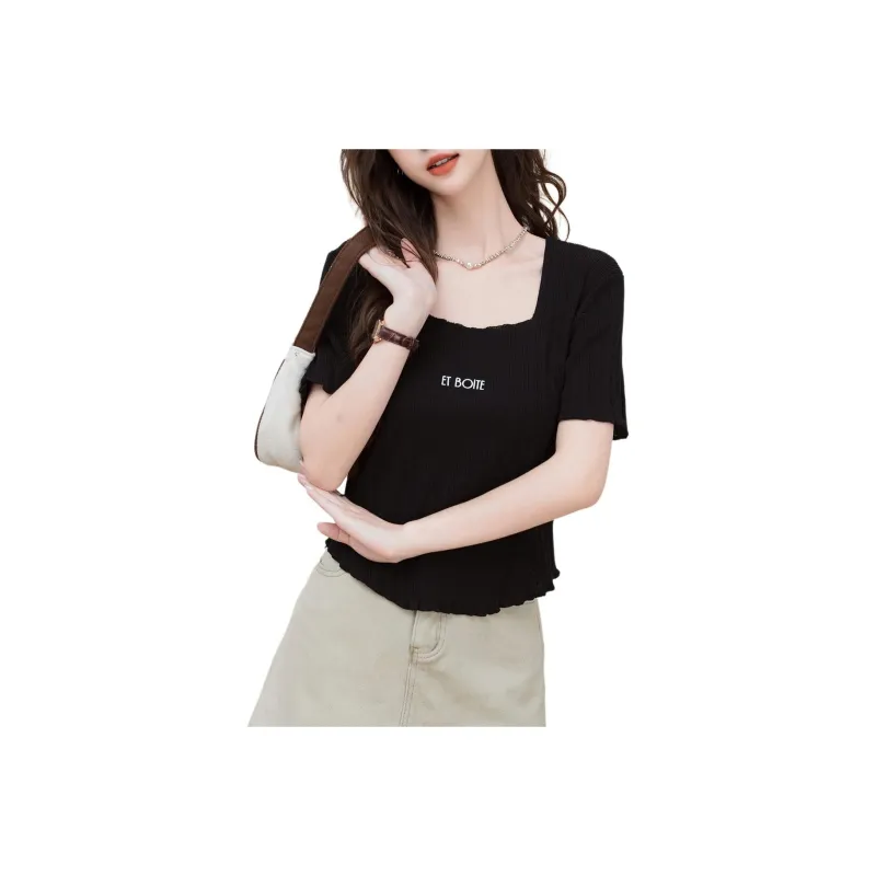 FAWENXIANGZI Regular T Shirt Women's-0