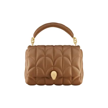 BVLGARI Serpenti Sugarloaf Calfskin Shoulder Bag, Crossbody Bag, Handbag Women's Brown
