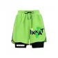 Neon Green Graffiti Tie-Dye Letter