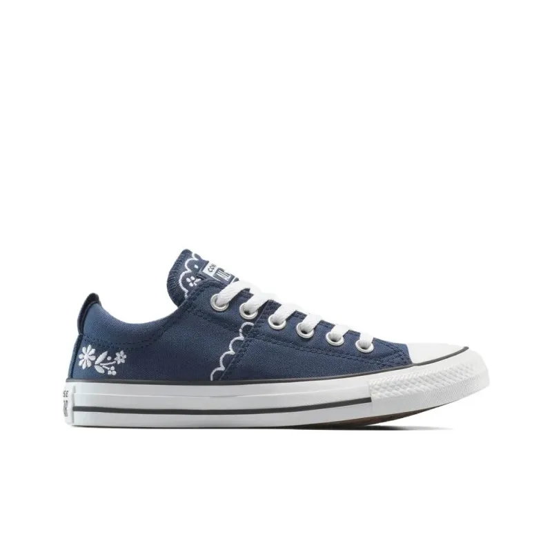 Converse Chuck Taylor All Star Anti Slip Wear Resistant Low Top Canvas Shoes Women's Blue White-1