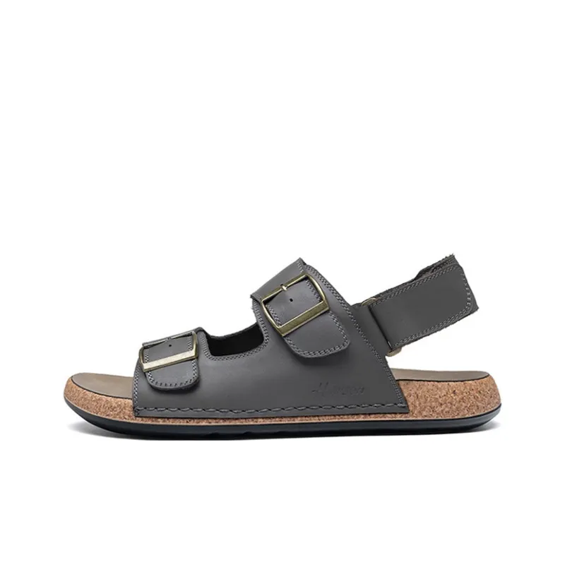 HARSON Beach Sandals Men's Gray-0