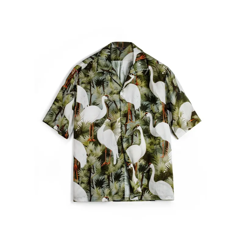 MADEN Shirts Men Green-0