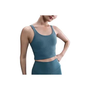 Nike Zenvy Rib Women's Light Support Padded Longline Sports Bra