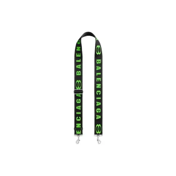 Balenciaga Polyamide Bag Strap Unisex Black