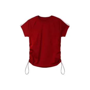 LUYOUYE T Shirts Women's Burgundy