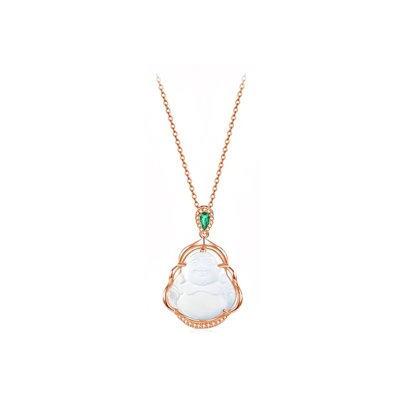 ZKY Chalcedony Necklaces Unisex-0