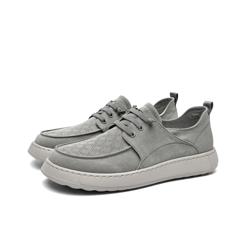 SEPTWOLVES Men's Casual Shoes Men Low Top Khaki/Gray-10