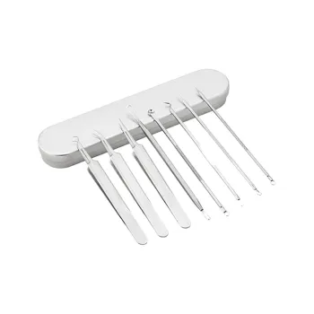 Pleasant Language Stainless Steel Pimple Extraction Tool Combination Blackhead Cell Extractor