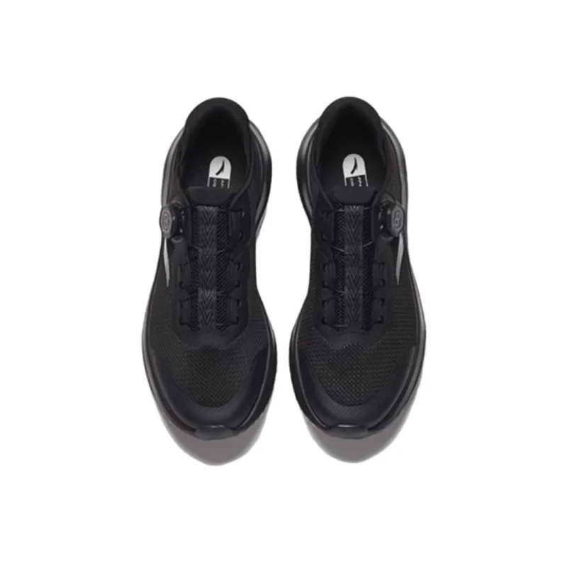 CHAOJIANTA Breathable And Lightweight Low Top Casual Running Shoes Men's Black-3