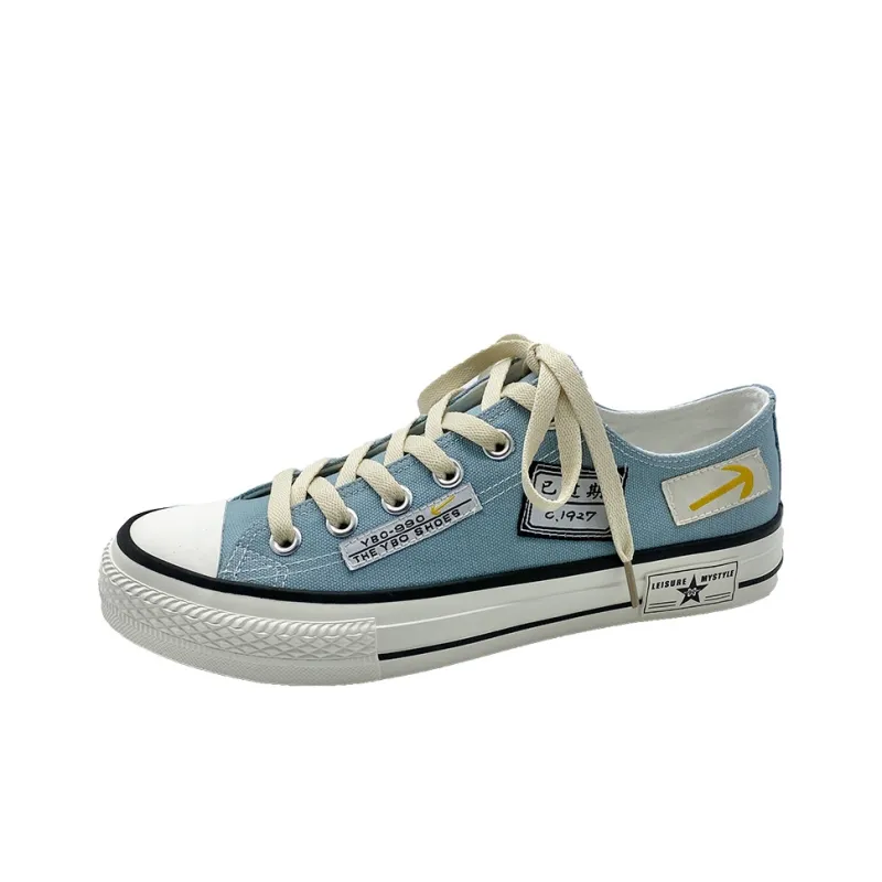 KLAOSD Anti Slip Wear Resistant Low Top Canvas Shoes Unisex-6