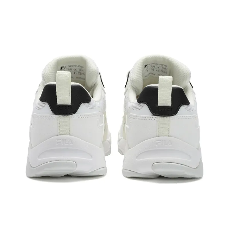 FILA RHYTHM STAR Rhythm Shoes Abrasion Resistant Breathable Low Top Skateboard Shoes Women's White-3