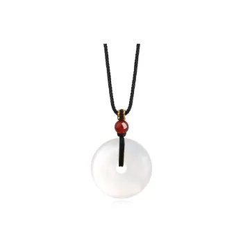 Fortune Gold Chalcedony Necklaces Unisex