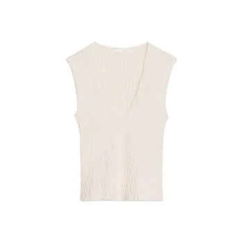 ZARA T Shirts Women's Frosted White