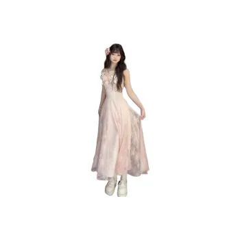 FLIM Slip Dresses Women's Pink