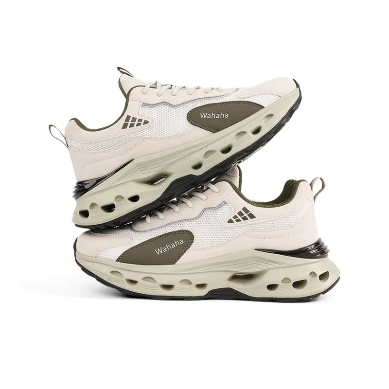 Wahaha Cushioning, Slip Resistant, Breathable, Height Increasing Low Top Casual Shoes Men's-10