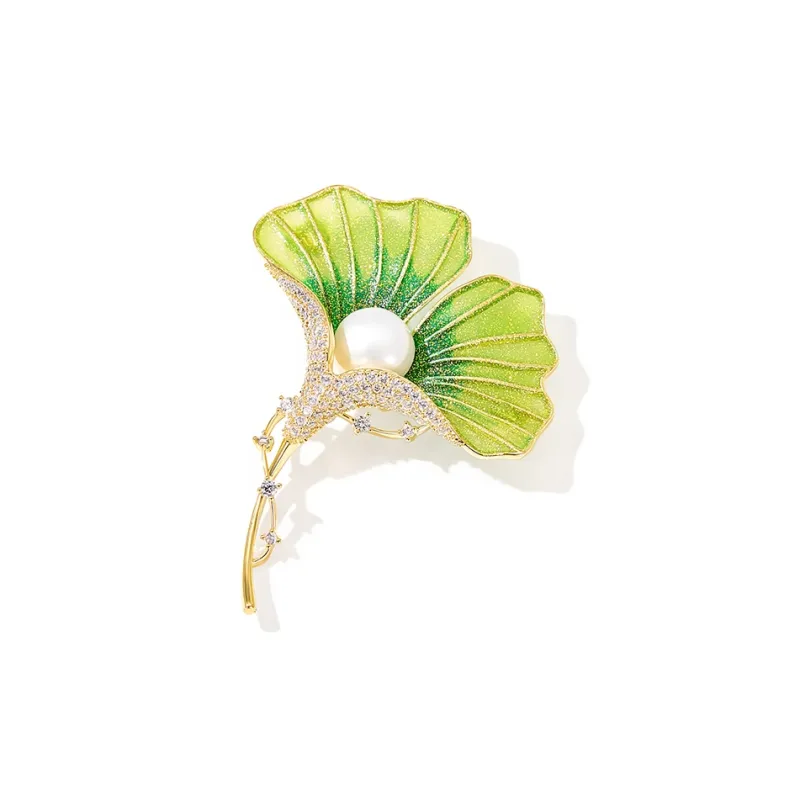 HMZ Copper Alloy Brooches Women's-2