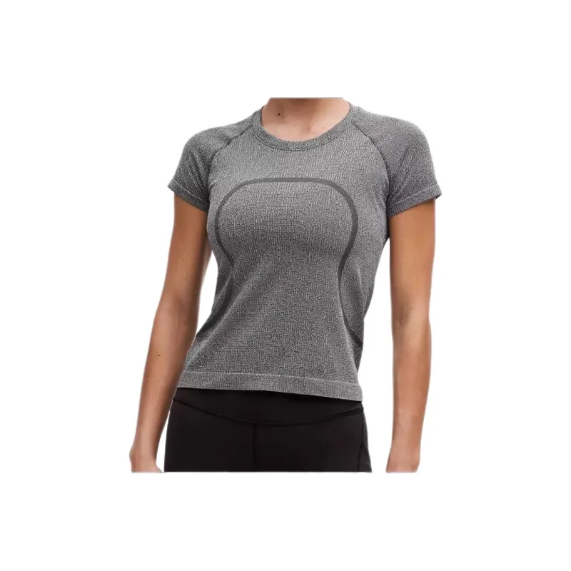 Lululemon Swiftly Tech T Shirt Women's Parallel Texture Garnet Red/Berry Red-4