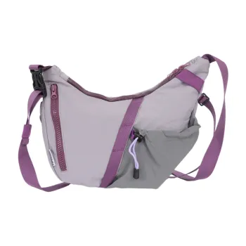 Debecca Nylon Shoulder Bag, Crossbody Bag Women's Black Purple/Blue Pink