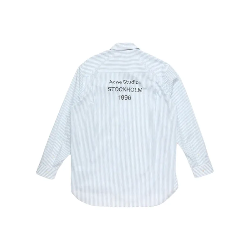 Acne Studios Summer Selected Collection Shirts Unisex Light Blue-0