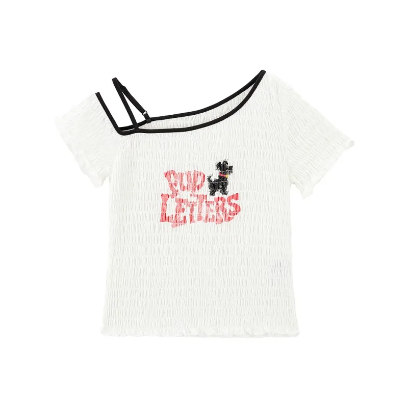 LEDIN T Shirts Women's White-0
