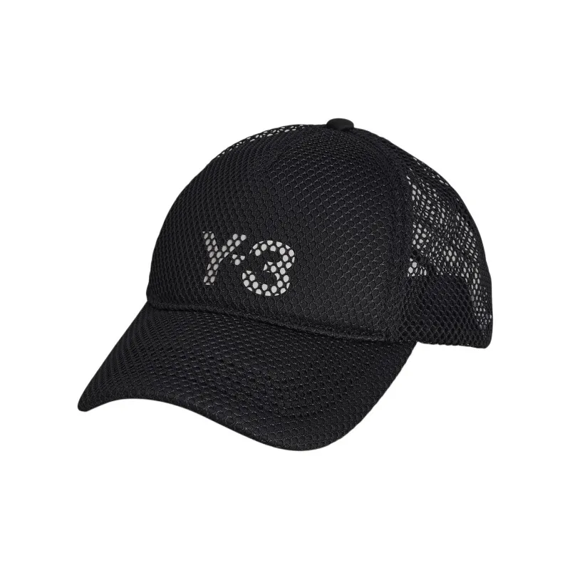 Y 3 Polyester Baseball Caps Unisex Black-0