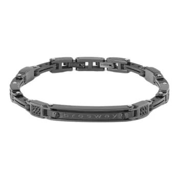 BROSWAY Faux Crystal Bracelets Women's Black