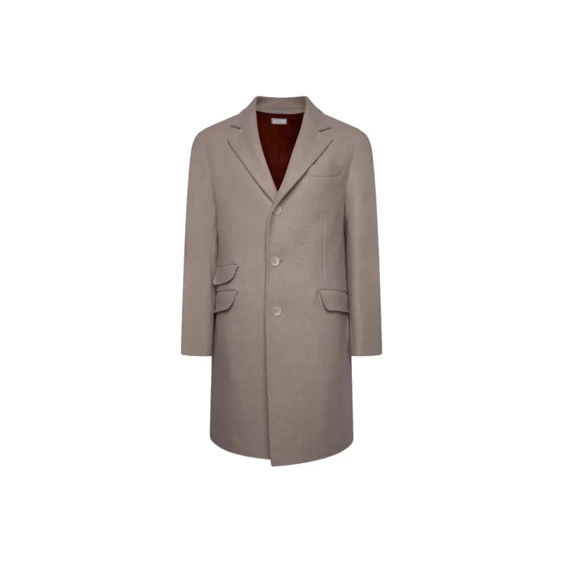 Brunello Cucinelli Coat Men's Light Brown-0