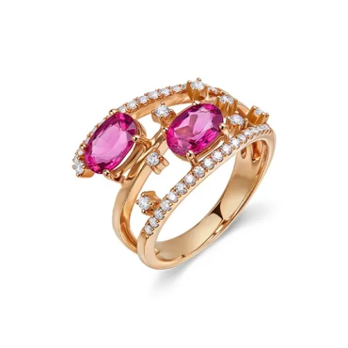IL&CO. Natural Tourmaline Rings Women's