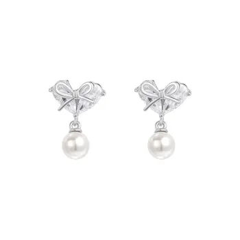 TAOHUAZHAOZHAO S 999 Fine Silver Stud Earrings Women's
