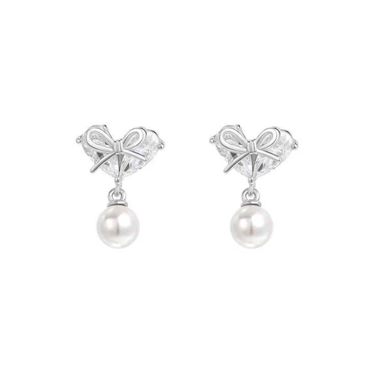 TAOHUAZHAOZHAO S 999 Fine Silver Stud Earrings Women's-0